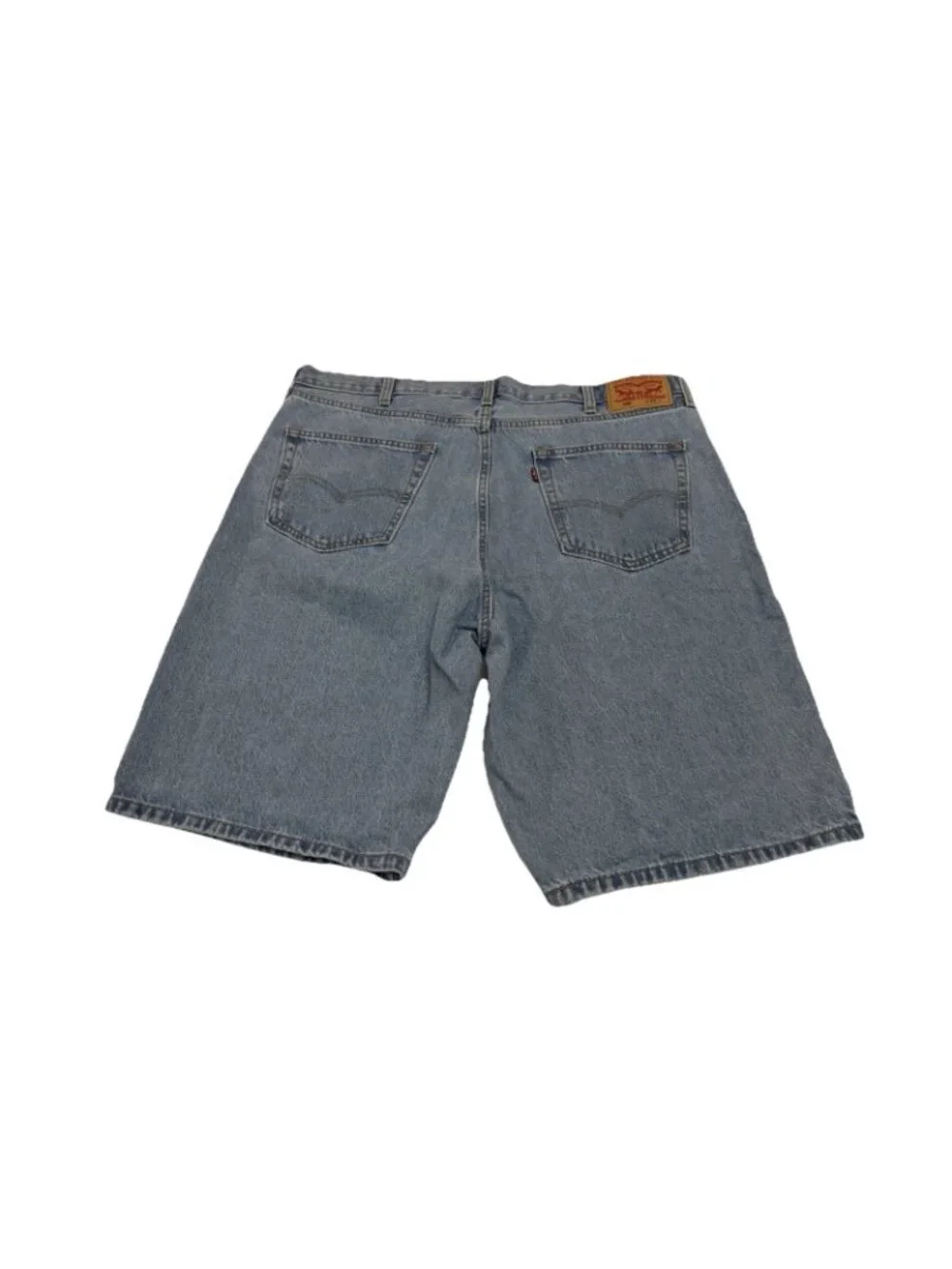 Levi’s 569 Loose Straight Denim Shorts Mens 40 Light Wash Blue Jean Shorts